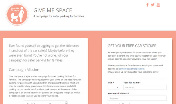 Give me space campaign