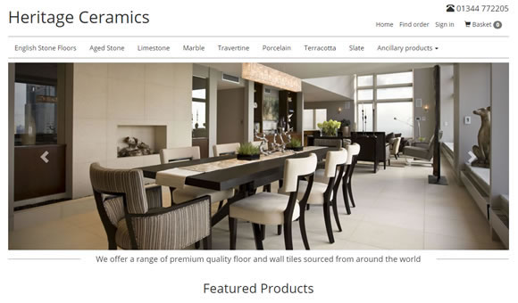 Buy stone or ceramics floor and wall tiles on-line