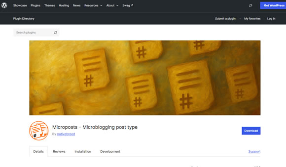 Microposts – Microblogging post type | WordPress plugin.