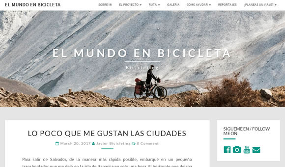 Round the world on a bicycle